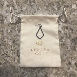 Kendra Scott SINGLE Sophia drop earring in Navy Gunmetal